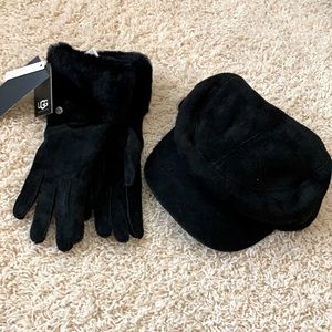 Ugg hat and gloves